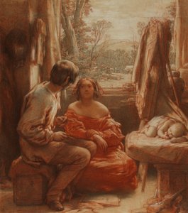 Das Atelier des Künstlers, ca. 1839