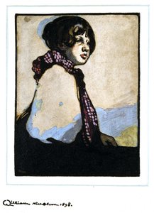 Ein Mädchen, Halbfigur