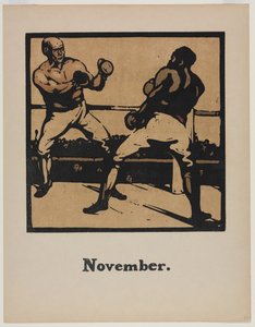 Ein Almanach von zwölf Sportarten: Boxen von William Nicholson