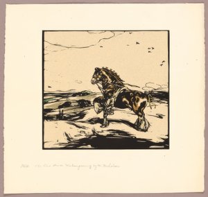 Das Shire Horse von William Nicholson
