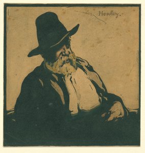 Porträt von William Ernest Henley