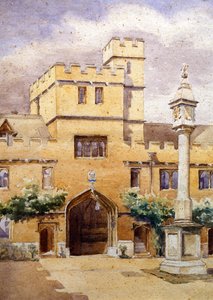 Der vordere Hof, Corpus Christi College, Oxford von William Nicholson