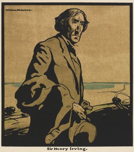 Zwölf Porträts: Sir Henry Irving von William Nicholson