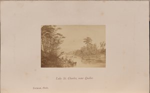 Lake Saint Charles, nahe Quebec von William Notman