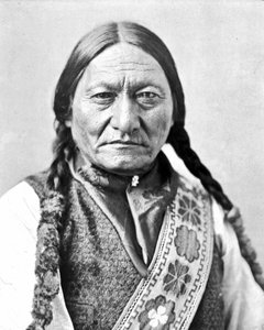 Porträt von Sitting Bull, Indianerhäuptling