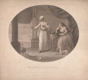 Desdemona und Othello von William Nutter