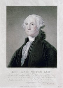 Porträt von George Washington, 1798 von William Nutter