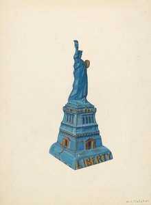 Bank: Freiheitsstatue, ca. 1940