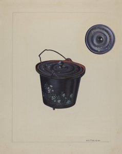 Kinderspielzeug-Eisenkessel, ca. 1937 von William O. Fletcher