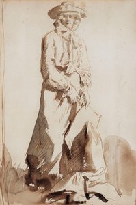Porträt von Grace, der Frau des Künstlers von William Orpen