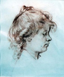 Porträt von Ida Nettleship, Ehefrau von Augustus John von William Orpen