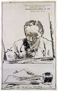 Selbstporträt im Spiegel von William Orpen