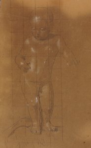 Stehendes nacktes Kind von William Page