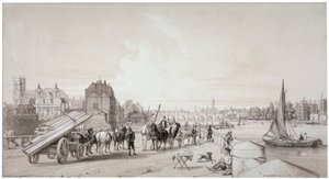 Millbank, Westminster, London, 1841 von William Parrott