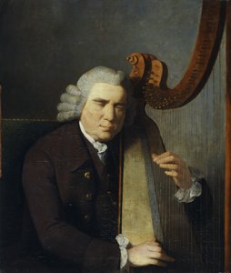 Der blinde Harfenist, John Parry von William Parry