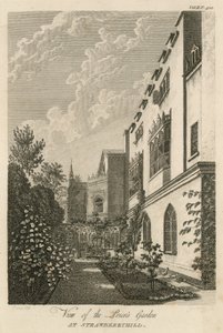 Ansicht des Priorengartens in Strawberry Hill, London