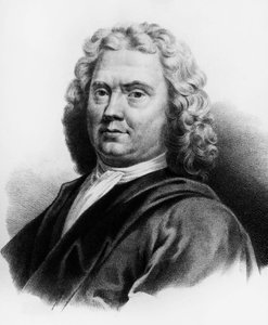 Porträt von Herman Boerhaave, niederländischer Arzt, Chemiker und Botaniker, Gravur