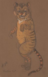 Cheshire-Katze Kostümentwurf für Alice im Wunderland, 1915