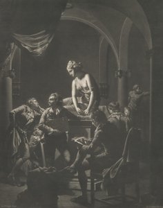 Eine Akademie bei Lampenlicht, 20. Februar 1772 von William Pether