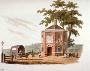 Tyburn Turnpike, London von William Pickett