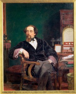 Charles Dickens, englischer Romanautor, 19. Jahrhundert von William Powell Frith