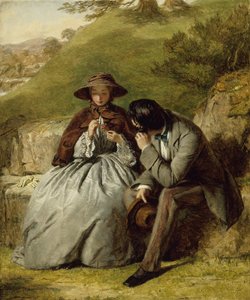 Die Liebenden von William Powell Frith