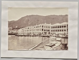 Ohne Titel (Blick auf die Praya, nach Osten blickend, Hongkong) von William Pryor Floyd