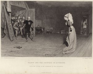 Talbot und die Gräfin von Auvergne von William Quiller Orchardson