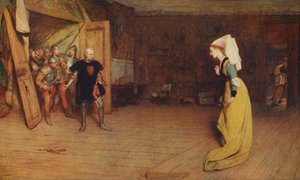 Talbot und die Gräfin von Auvergne von William Quiller Orchardson
