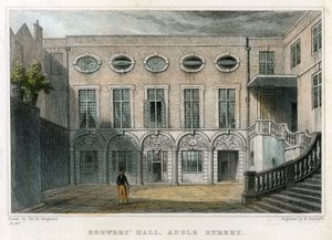 Brewers Hall, Addle Street, City of London, 1831 von William Radclyffe