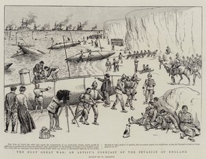 Der nächste große Krieg, eine Künstlerprognose der Invasion Englands von William Ralston