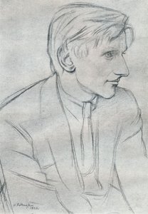 Edmund Charles Blunden 1896-1974 von William Rothenstein
