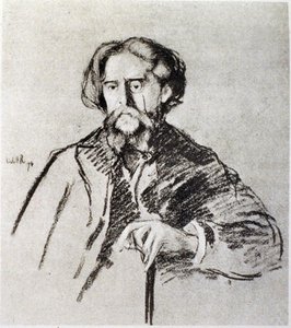 Porträt von Alphonse Daudet