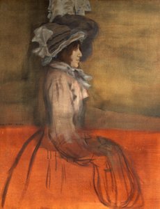 Porträt einer Dame mit Hut