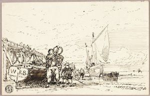 Hafenszene von William Roxby Beverley