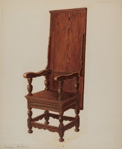 Jakobinischer Stuhl-Tisch