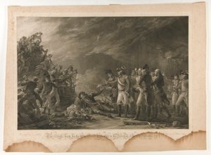Der Ausfall der Garnison von Gibraltar am Morgen des 27. November 1781 von William Sharp