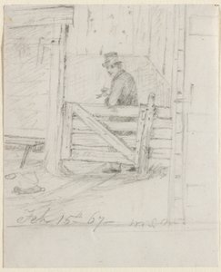 Rast am Zaun von William Sidney Mount