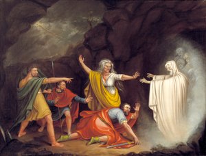 Saul und die Hexe von Endor, 1828