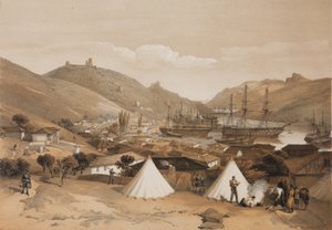 Balaklawa. Blick auf das Meer, 1855 von William Crimea Simpson