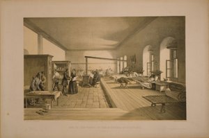 Eine der Stationen des Krankenhauses in Scutari, 1855