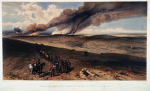 Der Redan und die britischen Schützengräben