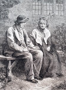 Ein älteres Paar (Gravur) von William Small