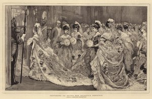 Vorbereitung auf die Audienz bei Ihrer Majestät von William Small