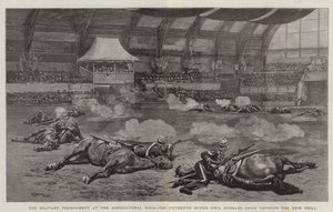 Das Militärturnier in der Landwirtschaftshalle, die Fünfzehnten (King