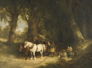 Der Holzfuhrwagen