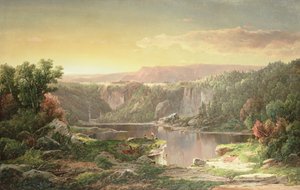 Bergsee bei Piedmont, Maryland von William Sonntag