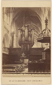 Exeter Kathedrale, Chor nach Westen blickend