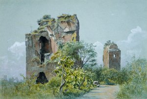 Bäder des Trajan Sette Sale, Villa Brancaccio, Rom, ca. 1882