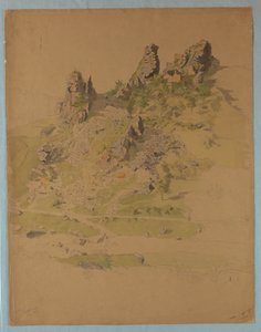 Calenfells Schloss, in der Nähe von Kirn, Deutschland von William Stanley Haseltine